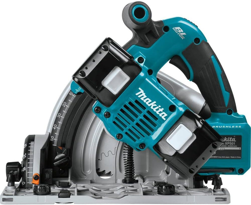 New Makita XPS01PTJ 36V LXT Brushless 6‑1/2" Plunge Circular Saw Kit. Stock number: MK8