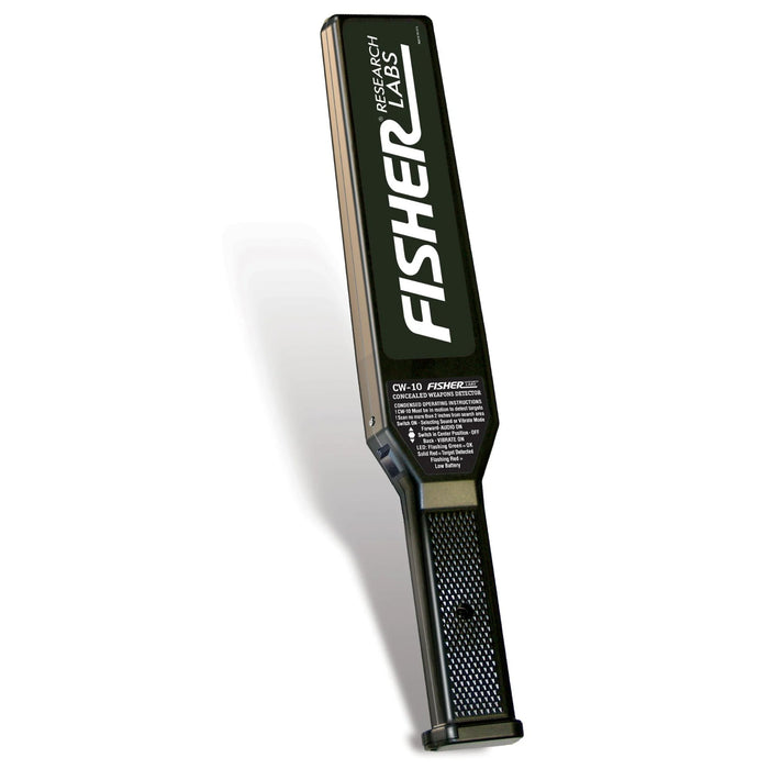 New Fisher CW10 Security Hand-Held Metal Detector. Stock number: FI33