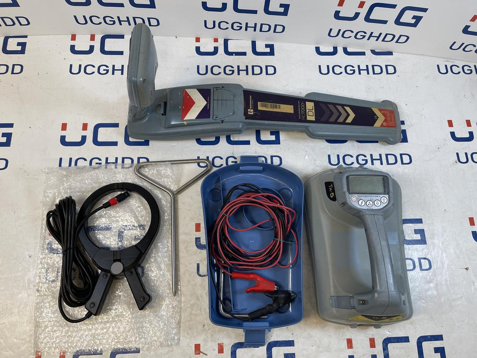 Used SPX Radiodetection RD7000 DL & TX5 kit. Stock number: R21