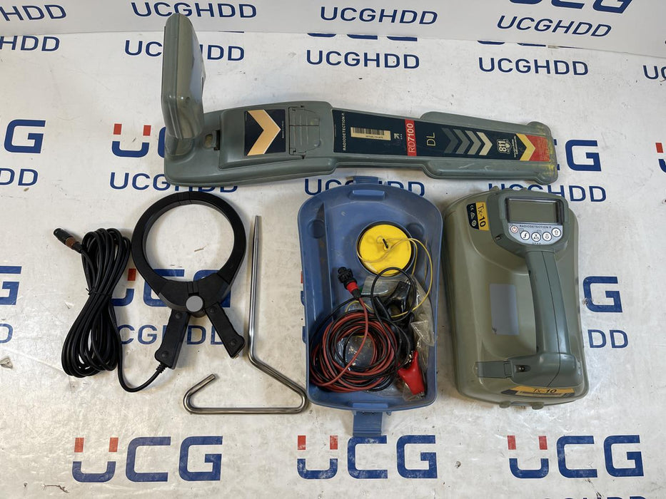 Used SPX Radiodetection RD7100 DL & TX10 kit. Stock number: R40