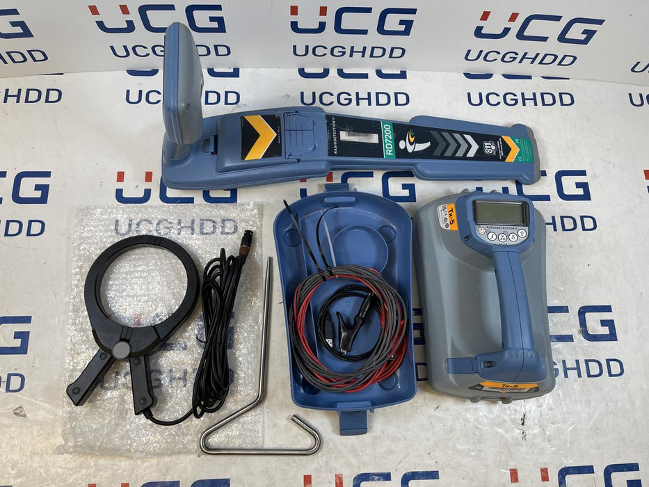 Used SPX Radiodetection RD7200 & TX5 Set. Stock number: R89