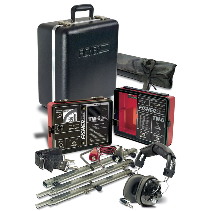New Fisher TW6 Pipe & Cable Locator Kit. Stock number: FI31