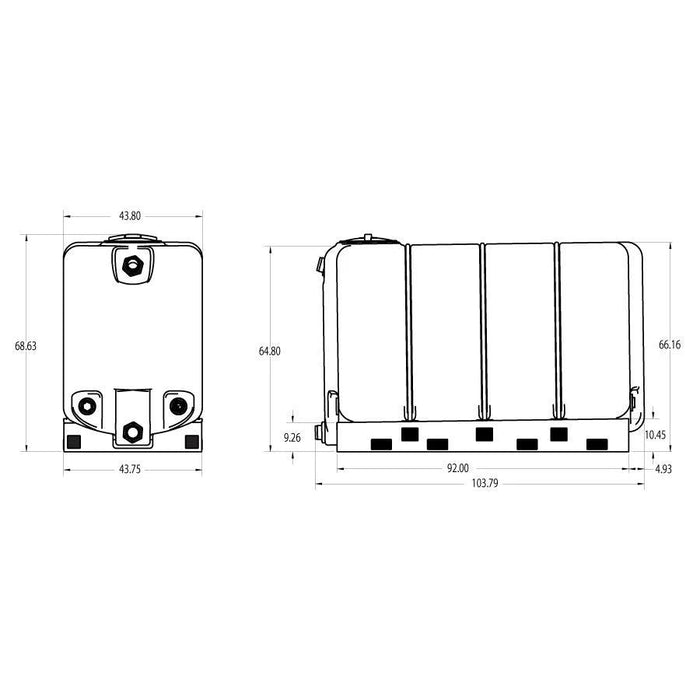 New 1000 Gallons Performix Mud Mixing and Storage Tank for Directional Drilling. Stock Number: U301 - UCG