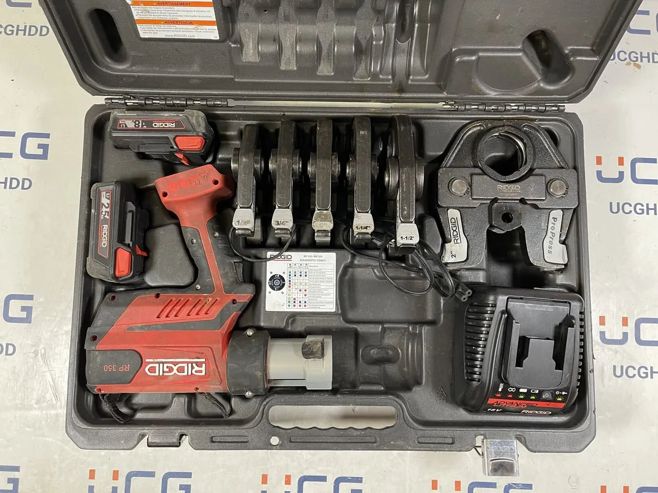 RIDGID RP 350 Press Tools - UCG