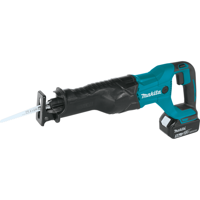 New Makita XRJ04T 18V LXT Lithium-Ion Cordless Recipro Saw Kit. Stock number: MK1