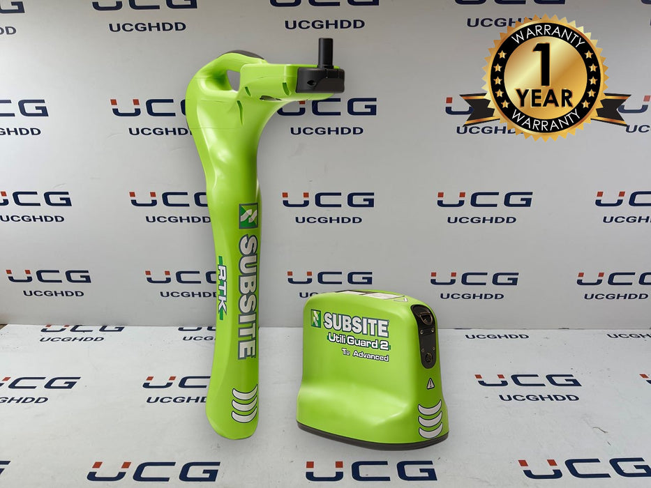 New Subsite Utiliguard 2 RTK Receiver & T12 Advanced Transmitter Kit (Soft Carrying Bag, No Clamp). Stock number: U366