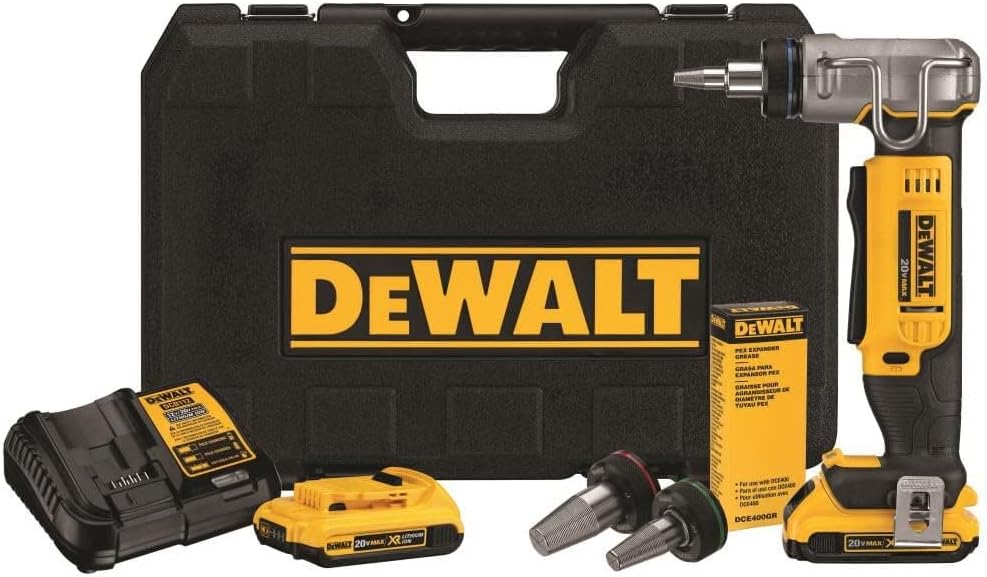 New Dewalt DCE400D2 20V MAX XR 1-in PEX Expander Tool Kit. Stock number: DW3