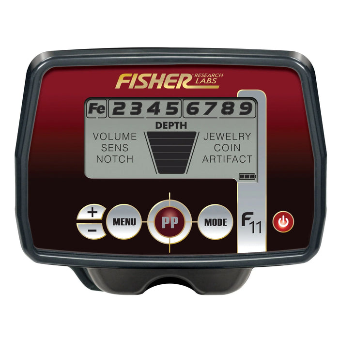 New Fisher F11 Metal Detector. Stock number: FI2