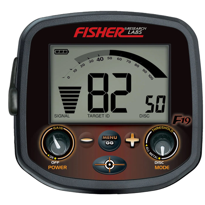 New Fisher F19 Metal Detector. Stock number: FI3