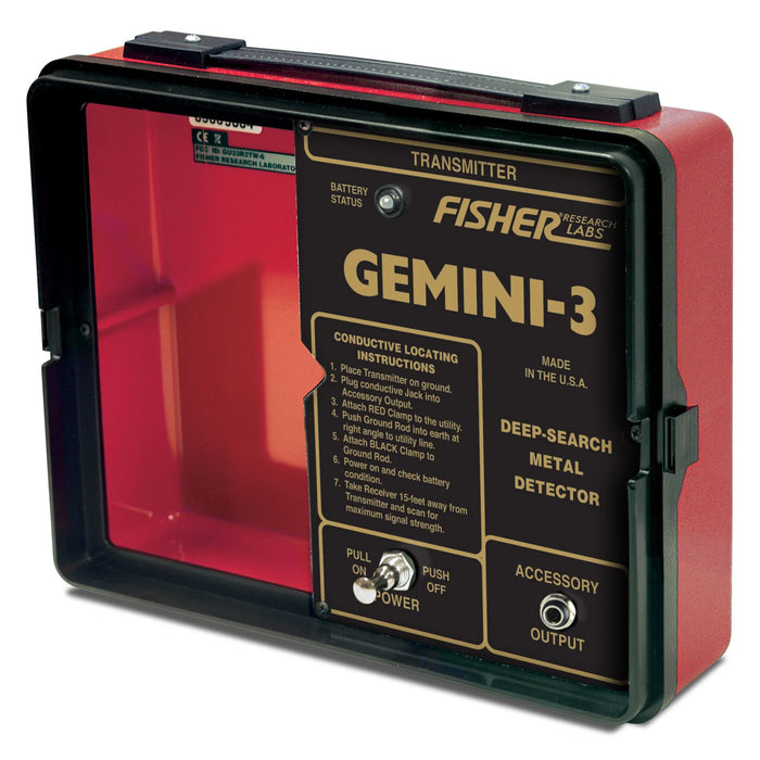 New Fisher Gemini 3 Metal Detector. Stock number: FI15