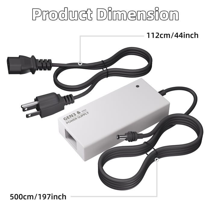Replacement Charger Compatible with Starlink Gen 3 & Mini