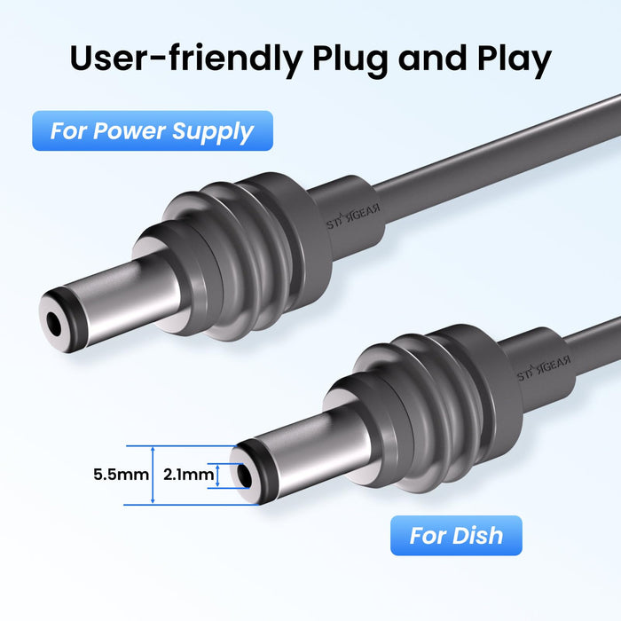 Replacement DC to DC Power Cord for Starlink Mini