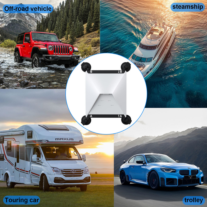 Suction Cup Mount Compatible with Starlink Mini for Car Sunroofs