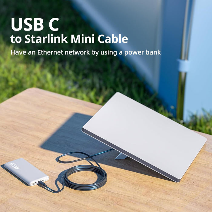 USB C to DC Replacement Power Cord for Starlink Mini