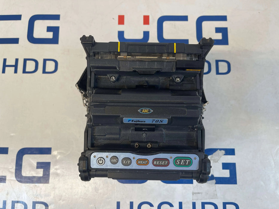 Used Fujikura FSM-70S Fusion Splicer w/CT-30 cleaver. Stock number: FJ70S1 - UCG