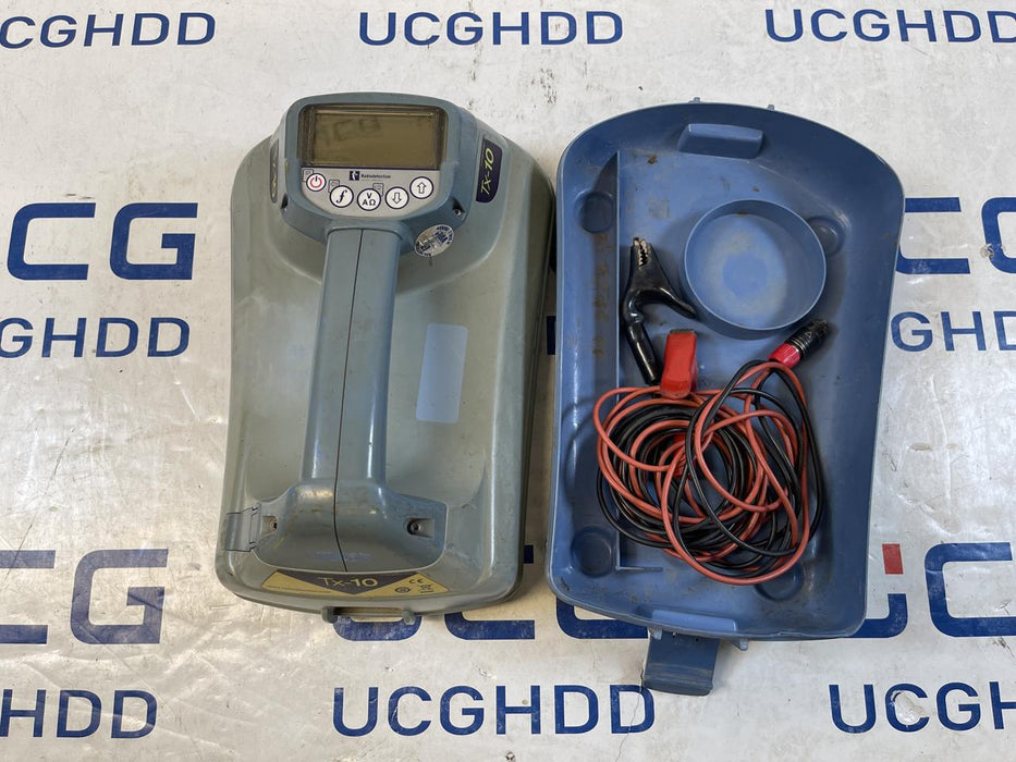 Used SPX Radiodetection RD8000 PDL & TX10 (Li-Ion) kit. Stock number: R643