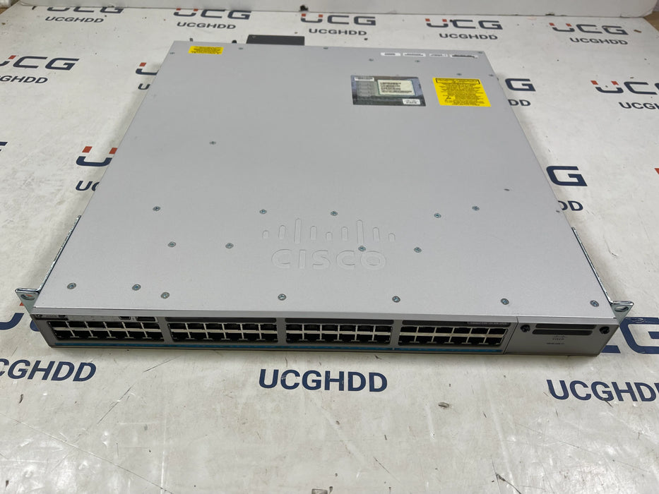 Used Cisco Catalyst C9300-48UXM-A Ethernet Switch. Stock number: S113