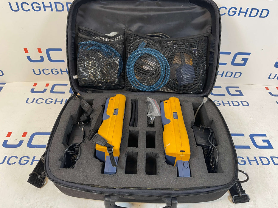 Used Fluke DTX-1800 Cat6a Digital Cable Analyzer. Stock number: FL1800