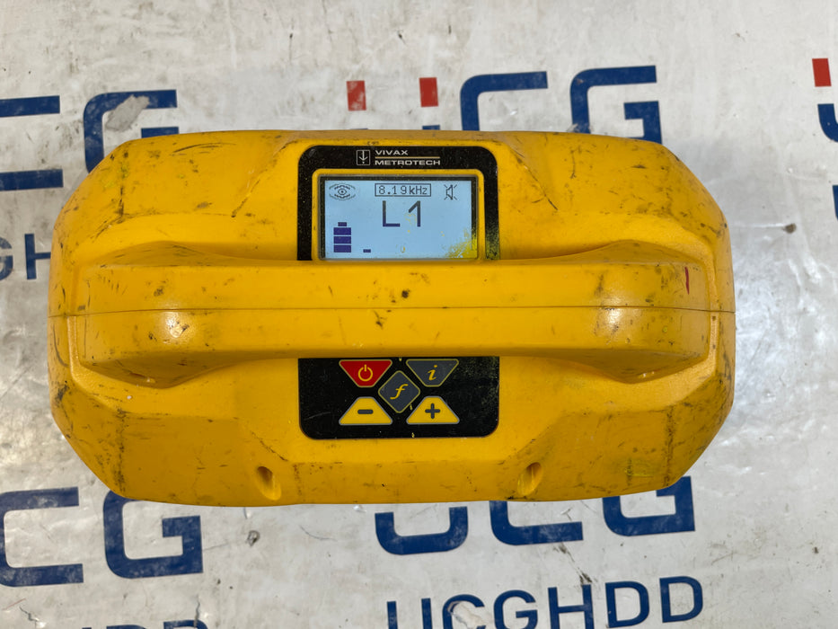Used Vivax Metrotech vLoc3-Pro (Alkaline) & Loc3-5Tx (Alkaline) Utility Locator Set. Stock number: V9