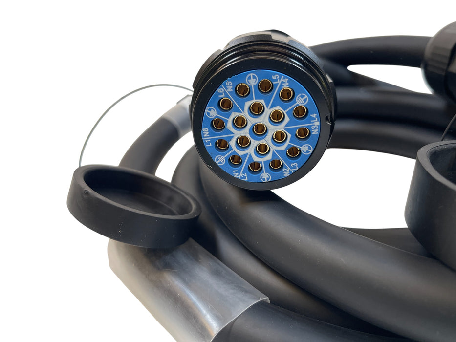 10ft SOCO Socapex 19 Pin Male to Female  Lighting Power Extension Cable. Stock number: AC2