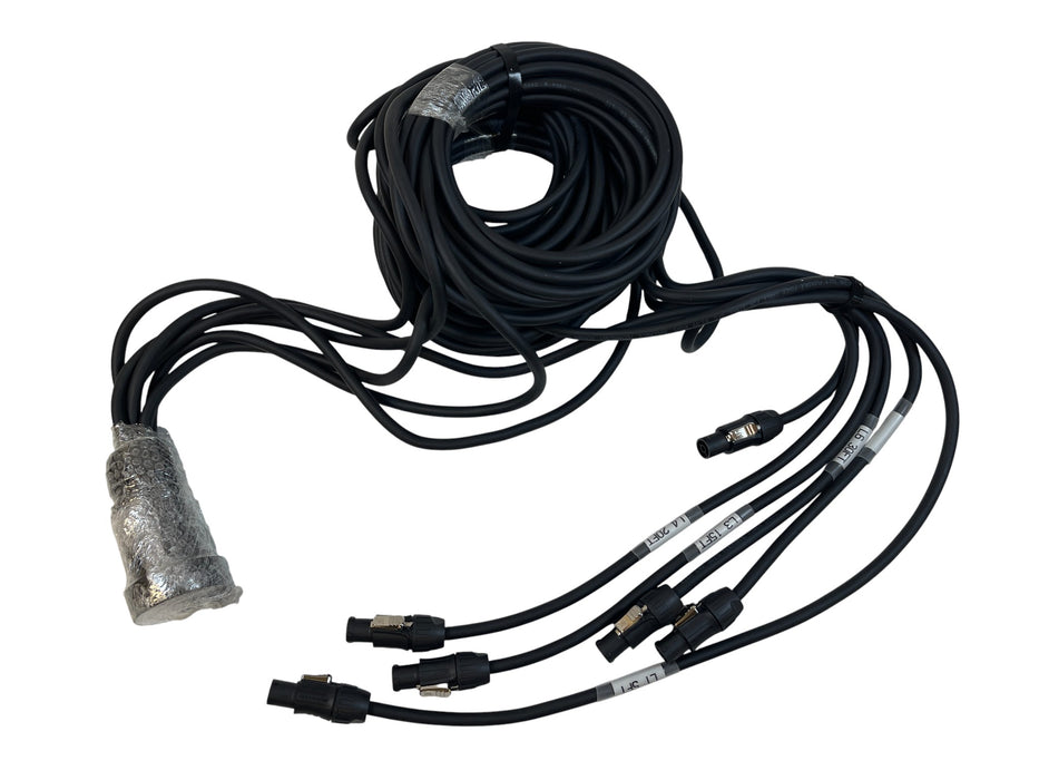 SOCO SOCAPEX 19 PIN to 6 Female True1 Breakout Staggered 5,10, 15, 20, 25, 30 ft. Stock number: AC4