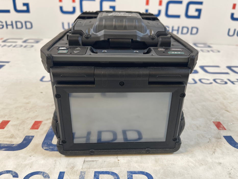 Used Fujikura FSM-90S+ Fusion Splicer w/CT-50 cleaver. Stock number: FJ90SP