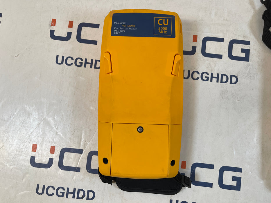 Used Fluke DSX2-8000 Versiv 2 Cat6a Cat8 LAN Cable Analyzer with Wi-Fi. Stock number: FL8000
