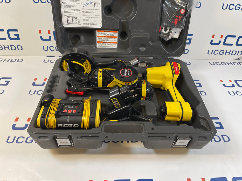 Used RIDGID SeekTech SR-24 Utility Locator Kit. Stock number: ST5