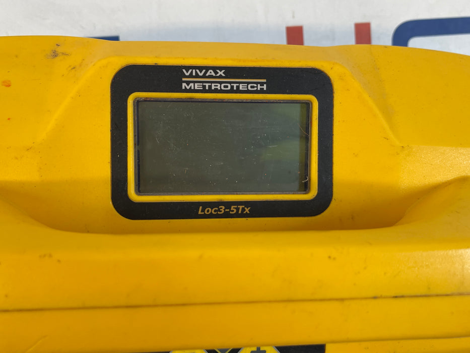 Used Vivax Metrotech vLoc3-Pro (Li-Ion) & Loc3-5Tx (Li-Ion) Utility Locator Set. Stock number: V19