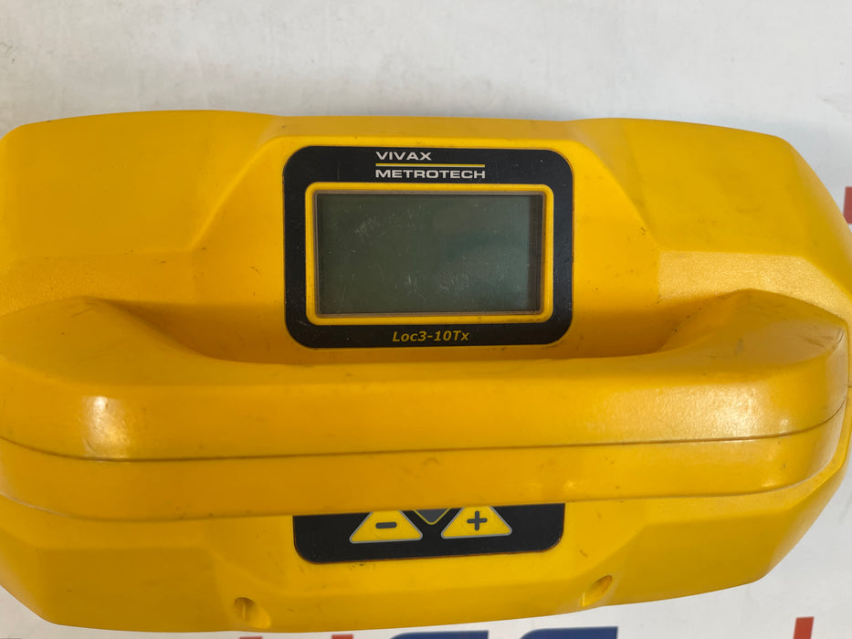 Used Vivax Metrotech vLoc3-Pro (Alkaline) & Loc3-10Tx (Li-Ion) Repaired Utility Locator Set. Stock number: V25
