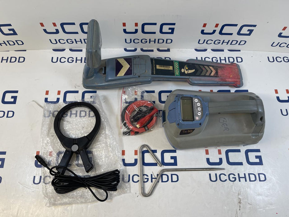 Used SPX Radiodetection RD7200 & TX10 kit. Stock number: R92