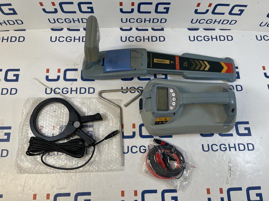 SPX Radiodetection RD7000+ DL & TX5 kit (Used). Stock number: R25