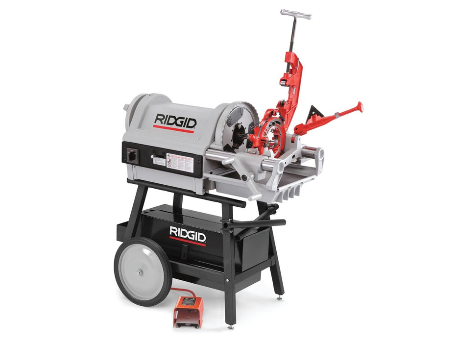 RIDGID 1224 26092 ½–4″ NPT Pipe Threading Machine