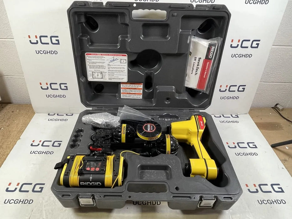 Used SeekTech SR-24 Utility kit. SR-24 Locator & ST-305 Transmitter included. Stock number: ST21