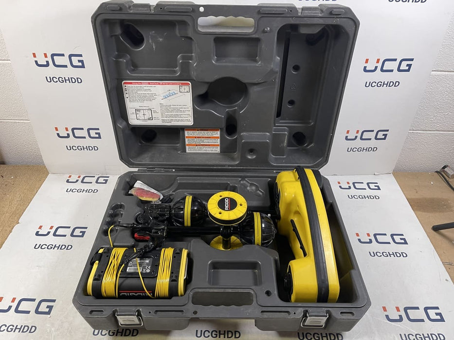 Used SeekTech SR-60 Utility kit. SR-60 Locator & ST-305 Transmitter (condition LIKE NEW) included. Stock number: ST22