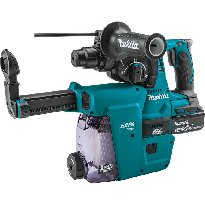 New Makita XRH011TX 18V LXT Lithium-Ion Brushless Cordless 1" Rotary Hammer Kit. Stock number: MK6