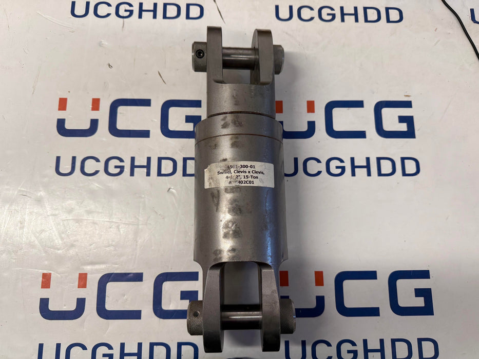 StraightLine HDD 1501-300-01 Swivel – 15 Ton, 4-1/2" OD, Clevis x Clevis – New Old Stock / Unused