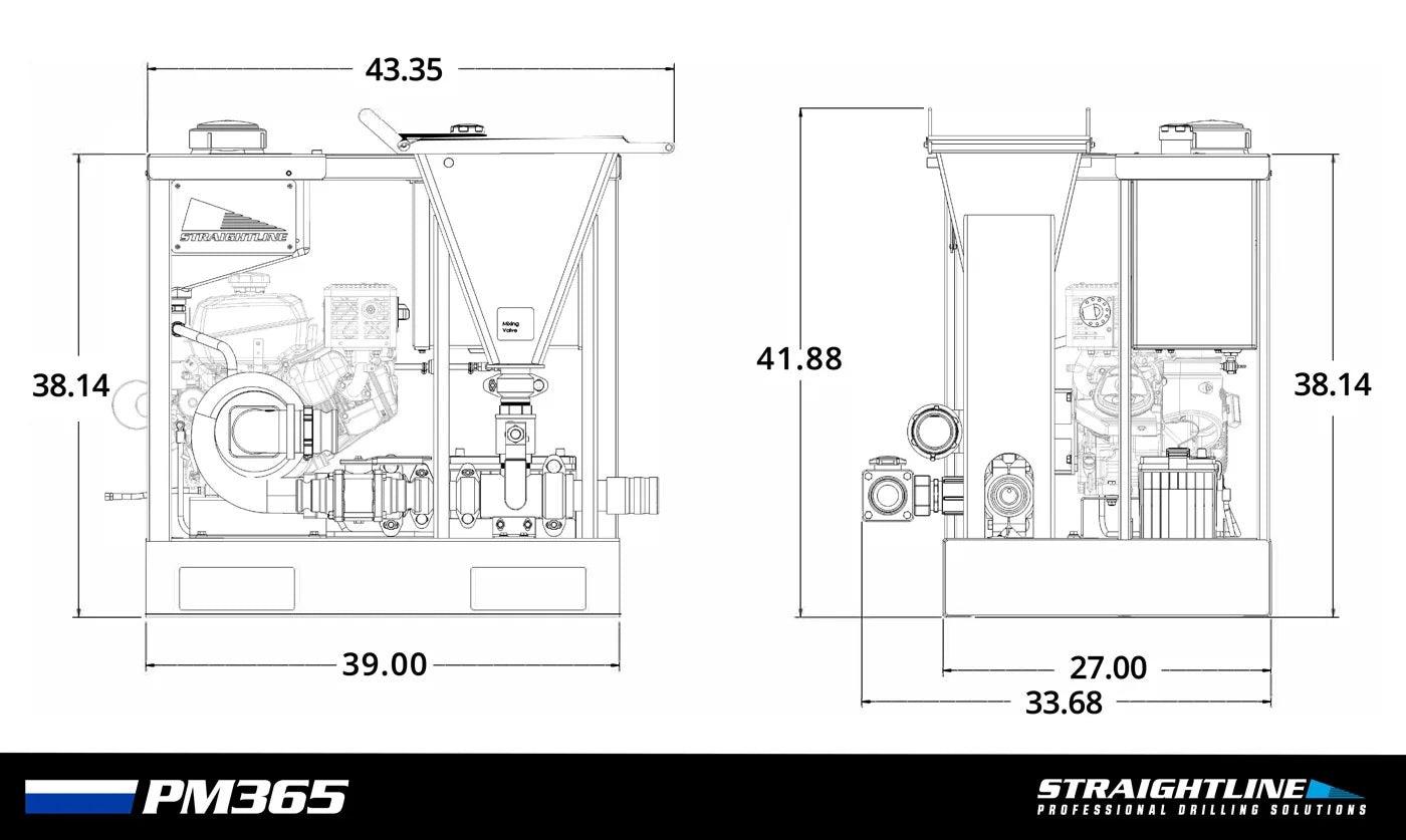 New 365-gpm output Performix Mud Mixer for HDD