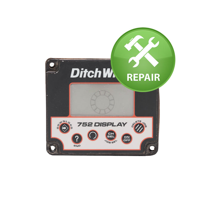 REPAIR SERVICE - DITCH WITCH SUBSITE 750/752 REMOTE-DISPLAY